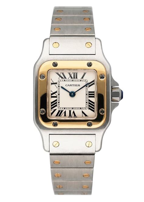 montre cartier santos femme|Cartier Santos size chart.